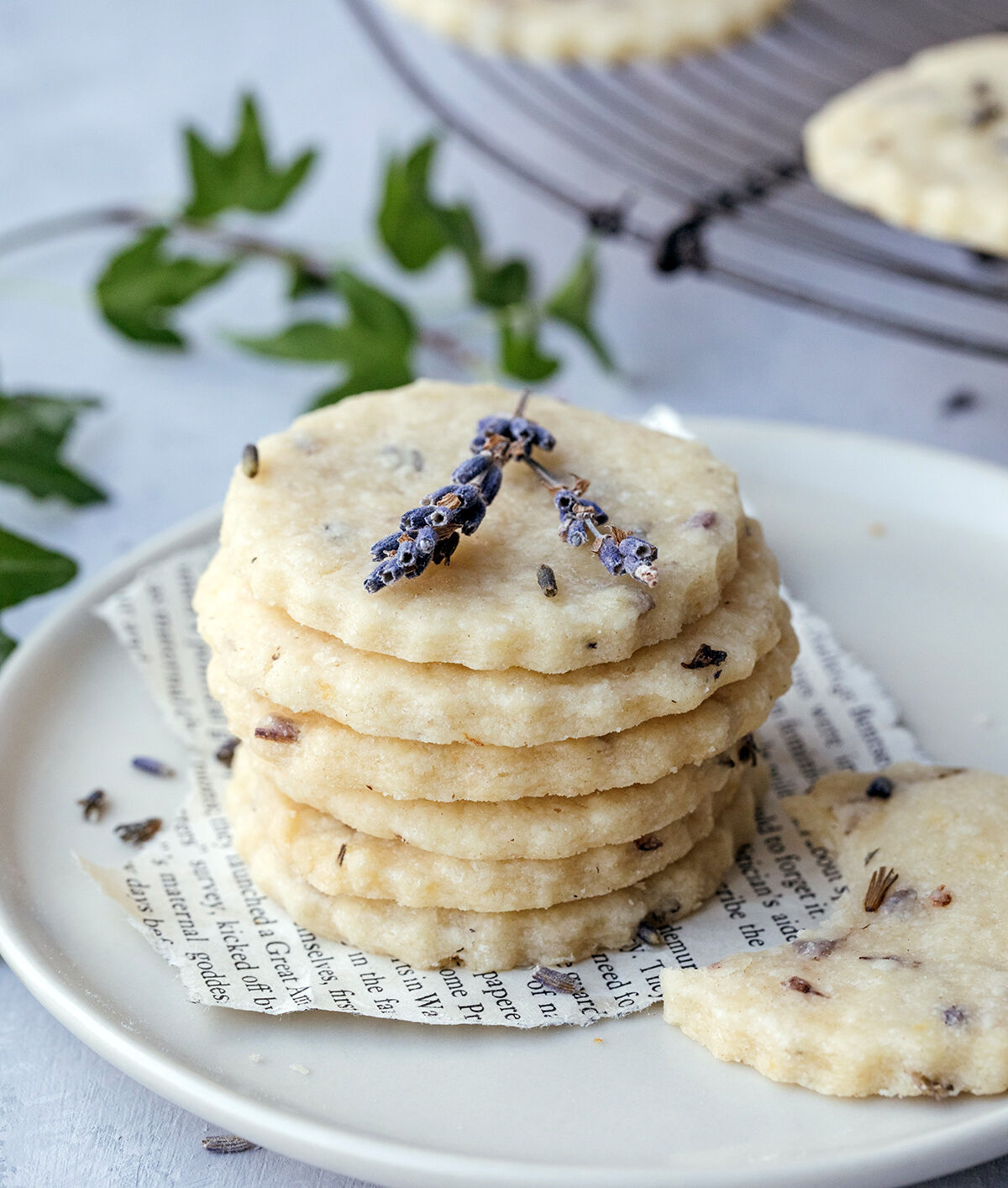 Lavender cookies